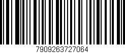 Código de barras (EAN, GTIN, SKU, ISBN): '7909263727064'