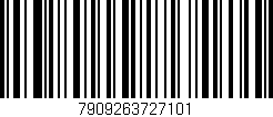 Código de barras (EAN, GTIN, SKU, ISBN): '7909263727101'