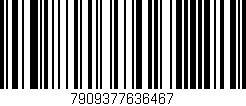 Código de barras (EAN, GTIN, SKU, ISBN): '7909377636467'