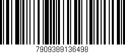 Código de barras (EAN, GTIN, SKU, ISBN): '7909389136498'