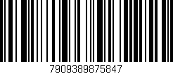 Código de barras (EAN, GTIN, SKU, ISBN): '7909389875847'