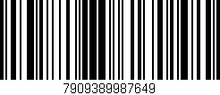 Código de barras (EAN, GTIN, SKU, ISBN): '7909389987649'