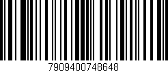 Código de barras (EAN, GTIN, SKU, ISBN): '7909400748648'