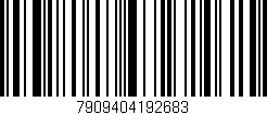 Código de barras (EAN, GTIN, SKU, ISBN): '7909404192683'