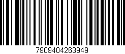 Código de barras (EAN, GTIN, SKU, ISBN): '7909404263949'