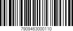 Código de barras (EAN, GTIN, SKU, ISBN): '7909463000110'