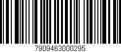 Código de barras (EAN, GTIN, SKU, ISBN): '7909463000295'