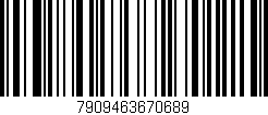 Código de barras (EAN, GTIN, SKU, ISBN): '7909463670689'