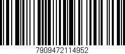 Código de barras (EAN, GTIN, SKU, ISBN): '7909472114952'