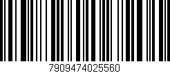 Código de barras (EAN, GTIN, SKU, ISBN): '7909474025560'
