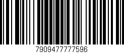 Código de barras (EAN, GTIN, SKU, ISBN): '7909477777596'