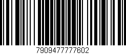 Código de barras (EAN, GTIN, SKU, ISBN): '7909477777602'