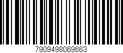 Código de barras (EAN, GTIN, SKU, ISBN): '7909498069663'