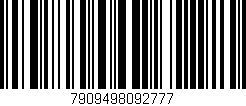 Código de barras (EAN, GTIN, SKU, ISBN): '7909498092777'