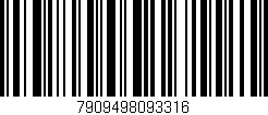 Código de barras (EAN, GTIN, SKU, ISBN): '7909498093316'