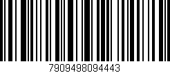 Código de barras (EAN, GTIN, SKU, ISBN): '7909498094443'