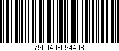 Código de barras (EAN, GTIN, SKU, ISBN): '7909498094498'