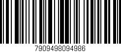 Código de barras (EAN, GTIN, SKU, ISBN): '7909498094986'