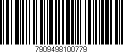 Código de barras (EAN, GTIN, SKU, ISBN): '7909498100779'