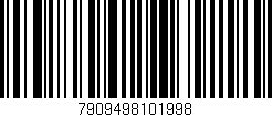 Código de barras (EAN, GTIN, SKU, ISBN): '7909498101998'