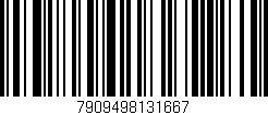 Código de barras (EAN, GTIN, SKU, ISBN): '7909498131667'