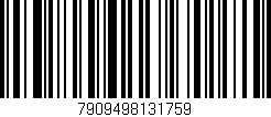 Código de barras (EAN, GTIN, SKU, ISBN): '7909498131759'