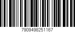 Código de barras (EAN, GTIN, SKU, ISBN): '7909498251167'