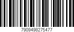 Código de barras (EAN, GTIN, SKU, ISBN): '7909498275477'