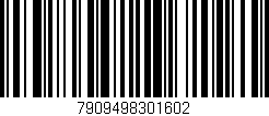 Código de barras (EAN, GTIN, SKU, ISBN): '7909498301602'