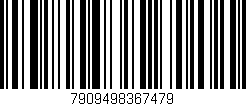 Código de barras (EAN, GTIN, SKU, ISBN): '7909498367479'