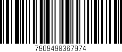 Código de barras (EAN, GTIN, SKU, ISBN): '7909498367974'