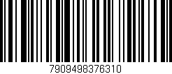 Código de barras (EAN, GTIN, SKU, ISBN): '7909498376310'