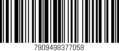 Código de barras (EAN, GTIN, SKU, ISBN): '7909498377058'