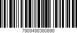 Código de barras (EAN, GTIN, SKU, ISBN): '7909498380898'