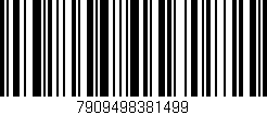 Código de barras (EAN, GTIN, SKU, ISBN): '7909498381499'