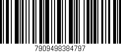 Código de barras (EAN, GTIN, SKU, ISBN): '7909498384797'