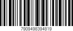 Código de barras (EAN, GTIN, SKU, ISBN): '7909498394819'