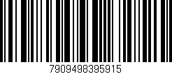 Código de barras (EAN, GTIN, SKU, ISBN): '7909498395915'