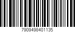 Código de barras (EAN, GTIN, SKU, ISBN): '7909498401135'