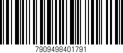 Código de barras (EAN, GTIN, SKU, ISBN): '7909498401791'