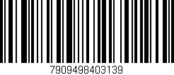 Código de barras (EAN, GTIN, SKU, ISBN): '7909498403139'