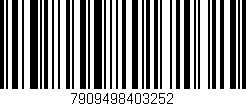 Código de barras (EAN, GTIN, SKU, ISBN): '7909498403252'