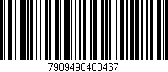 Código de barras (EAN, GTIN, SKU, ISBN): '7909498403467'