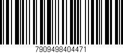 Código de barras (EAN, GTIN, SKU, ISBN): '7909498404471'