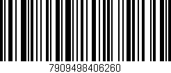 Código de barras (EAN, GTIN, SKU, ISBN): '7909498406260'