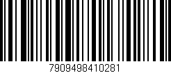 Código de barras (EAN, GTIN, SKU, ISBN): '7909498410281'