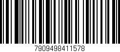 Código de barras (EAN, GTIN, SKU, ISBN): '7909498411578'