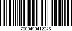 Código de barras (EAN, GTIN, SKU, ISBN): '7909498412346'