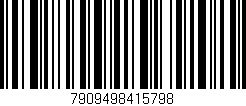 Código de barras (EAN, GTIN, SKU, ISBN): '7909498415798'