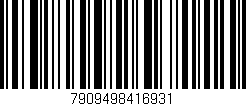 Código de barras (EAN, GTIN, SKU, ISBN): '7909498416931'